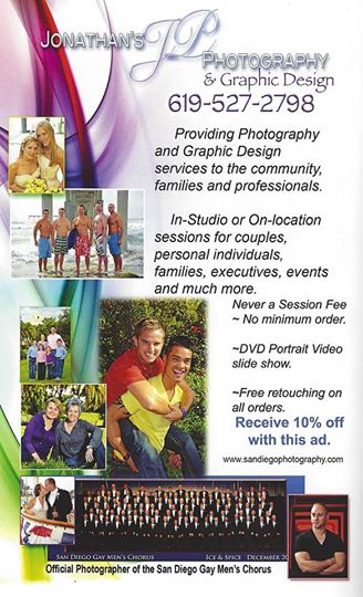 Photo: Please support those who support the Chorus! 
http://www.sandiegophotography.com